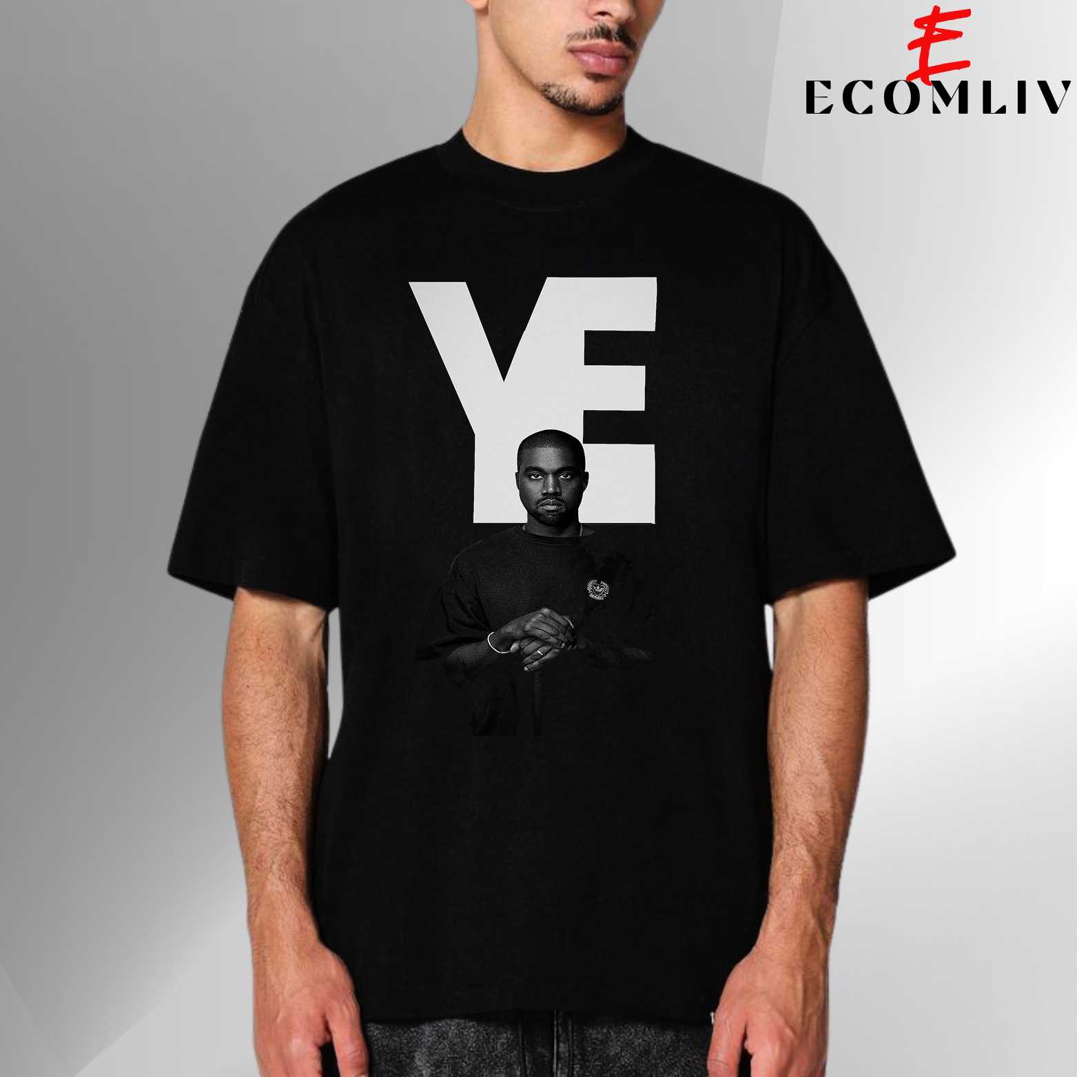 Kanye West Retro T-Shirt, Music Hip Hop Tee, Unisex Streetwear Shirt